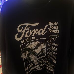 Ford Navy Blue Graphic Sweatshirt